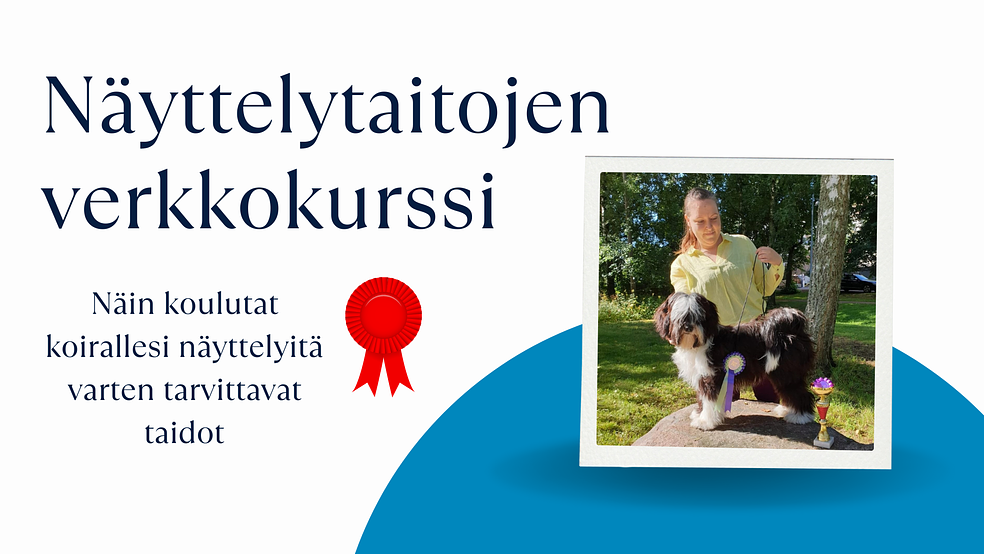 Näyttelytaitojen verkkokurssi by Toimintaa tassutellen